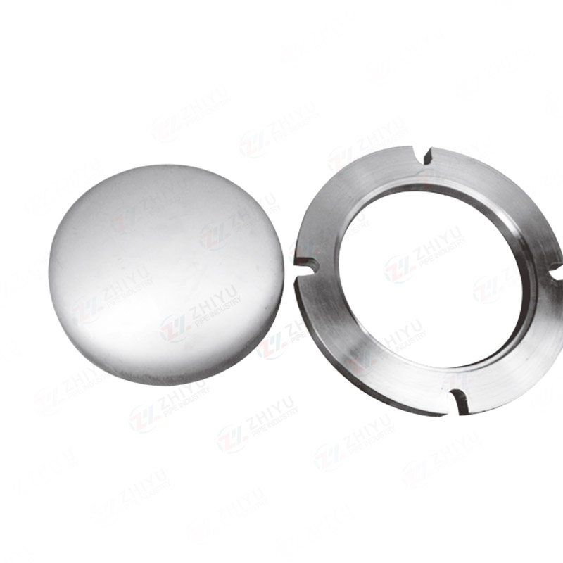 Stainless steel milling groove flange